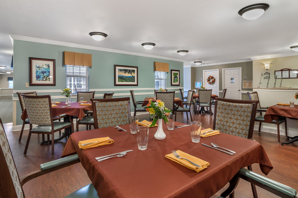 Memory Care Dining Room